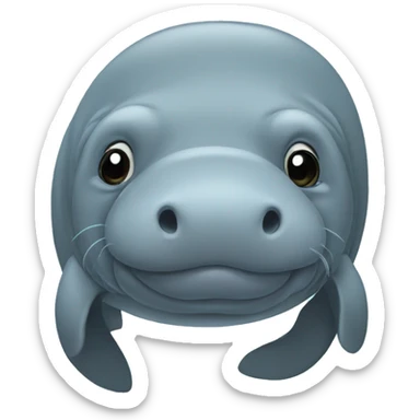 Manatee sticker