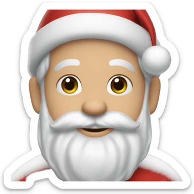Tom Holland as santa claus sticker