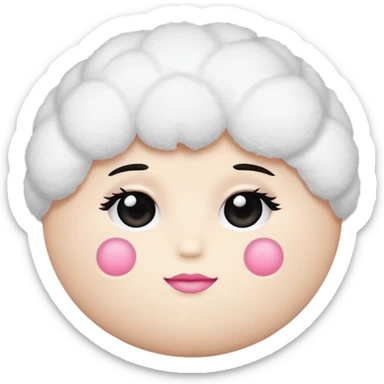 Makeup Powder Puff sticker