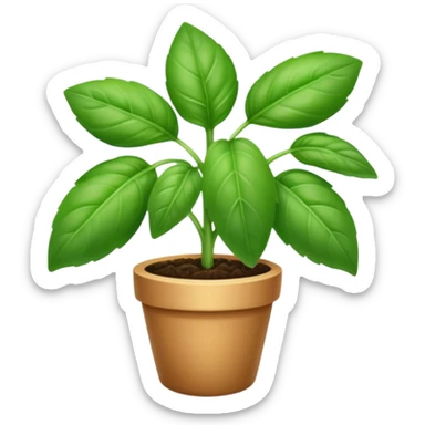 Basil emoji sticker