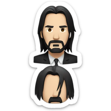 John wick consentré sticker