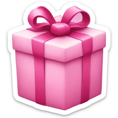 pink present  sticker