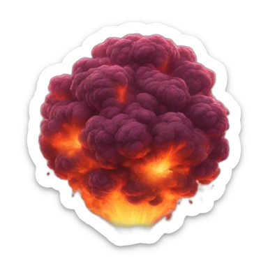Explosion love 💕 sticker