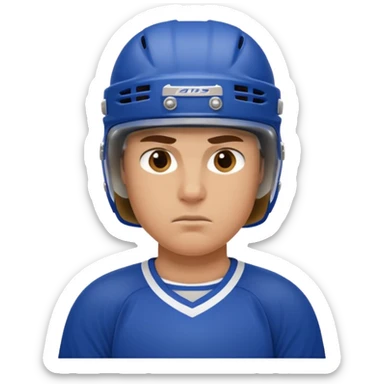 hockey player sticker