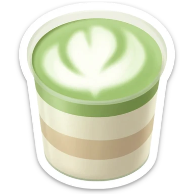 Strawberry Matcha sticker