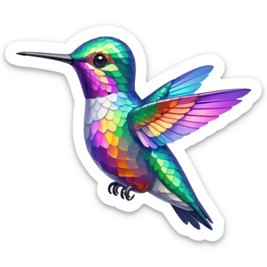 Hummingbird sticker