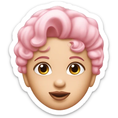 baby pink coquette heart  sticker