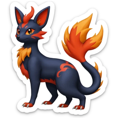 
Canine-Litten-Amaura-Salandit-Noibat-Flareon-Fakémon-fusion (full body) sticker