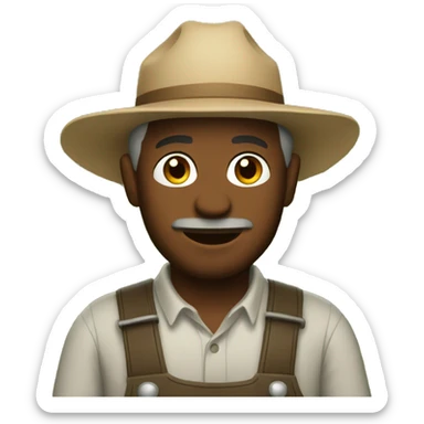 Farmer named Larry  sticker