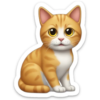 Psychology cat sticker