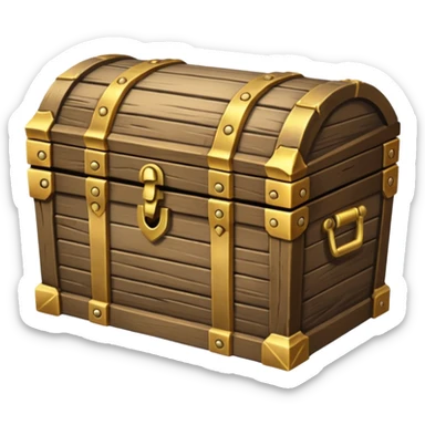 treasure chest sticker