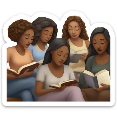 Female Bible Study sticker