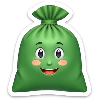 make a moving dollar bag emoji or gif sticker