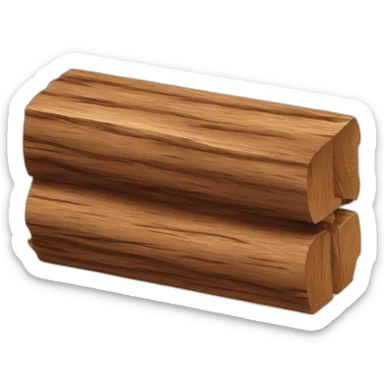 2x4 piece of wood sticker