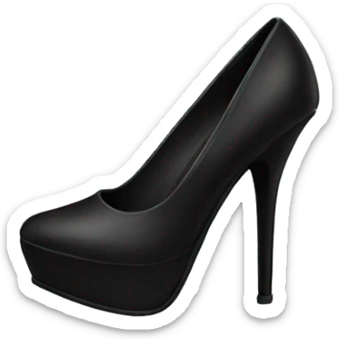 Black sting heels  sticker