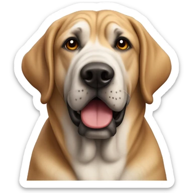 Spanish mastiff mixed with sint bernard sticker