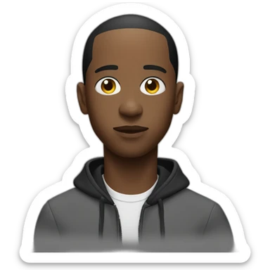 Black Eminem sticker