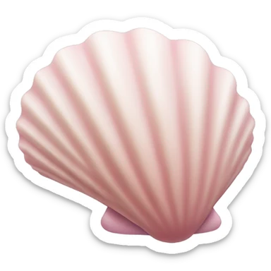 Seashell pink  sticker