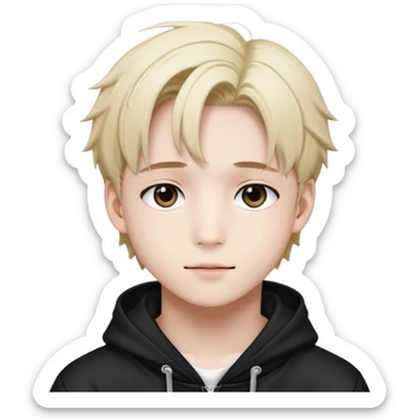 Un emoji cu felix din stray kids  sticker