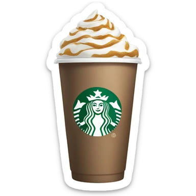 Starbucks cup sticker