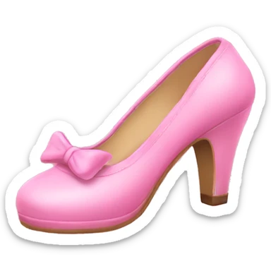 cute pink shoes sticker
