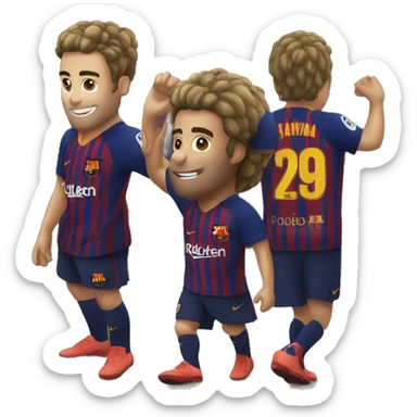 FC barcelona emoji sticker