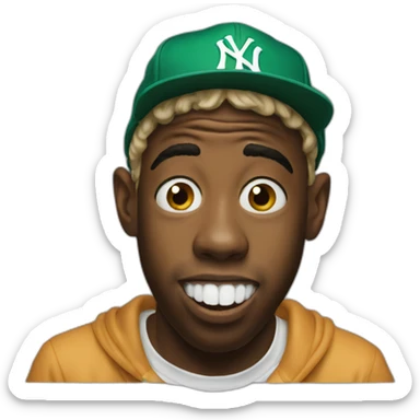 tyler the creator cringing sticker