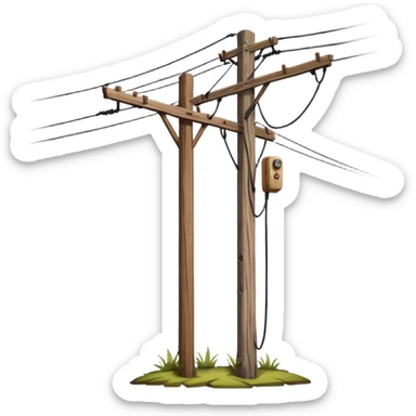 Telephone pole sticker