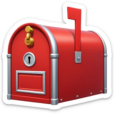 boite au lettre au père noel sticker