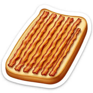 Happy streaky bacon sticker
