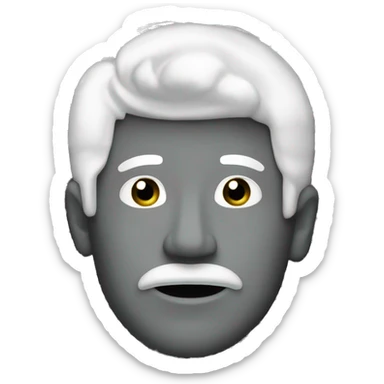 Mature states of major flag black gray and white with a white star on the middle sticker