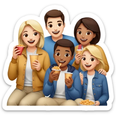 casual hangout with friends sticker