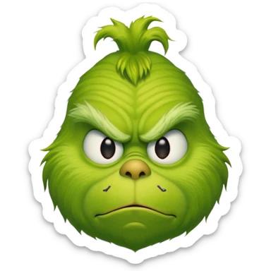 grinch sticker
