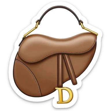dior saddle bag sticker