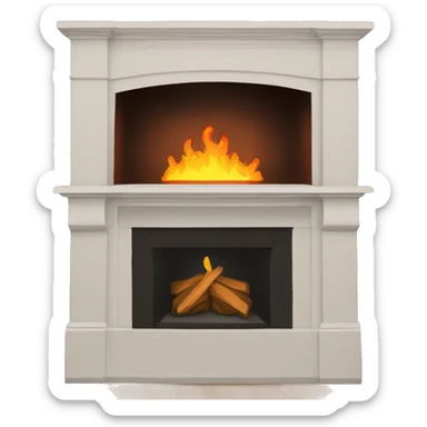 fireplace mantle sticker