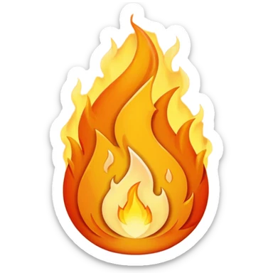 mirco steps of fire sticker