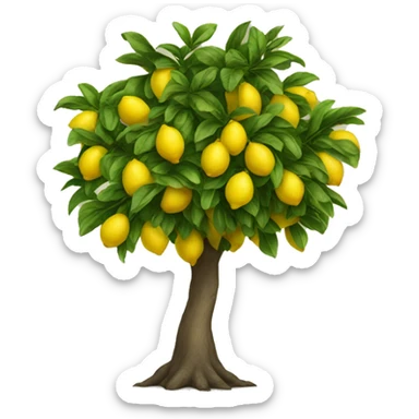 Lemon tree sticker
