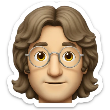 beatle  john lennon sticker