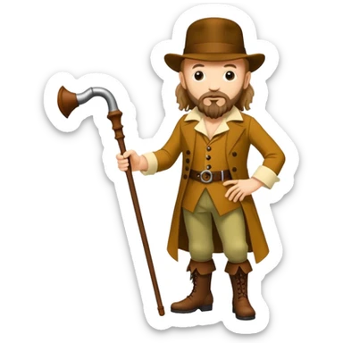 Jethro Tull (Band): A legendary British progressive rock band led by Ian Anderson, named after the 18th-century agriculturist. sticker