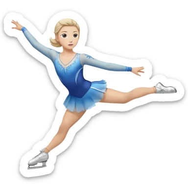 figure skating finland sticker