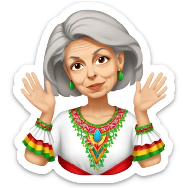 Vibrant Festival Singer sticker