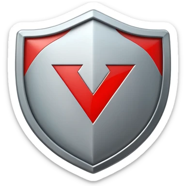 SHIELD with check mark sticker