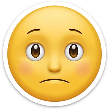 make a classic yellow circle emoji based on this phrase "I have felt anxious about my futere since the start of the year" sticker