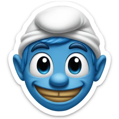 Smurfs sticker
