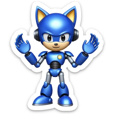 metal sonic sticker