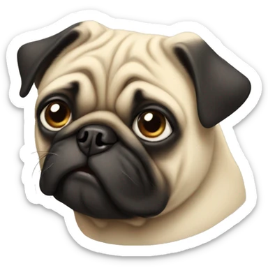 Pug sticker