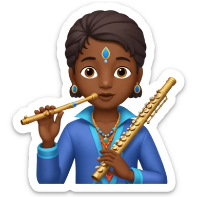 Krishina god sticker