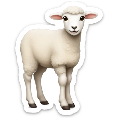 Lamb sticker