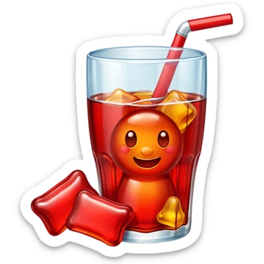gummy coke pieces sticker