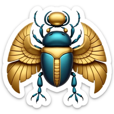 Scarab Egypt sticker